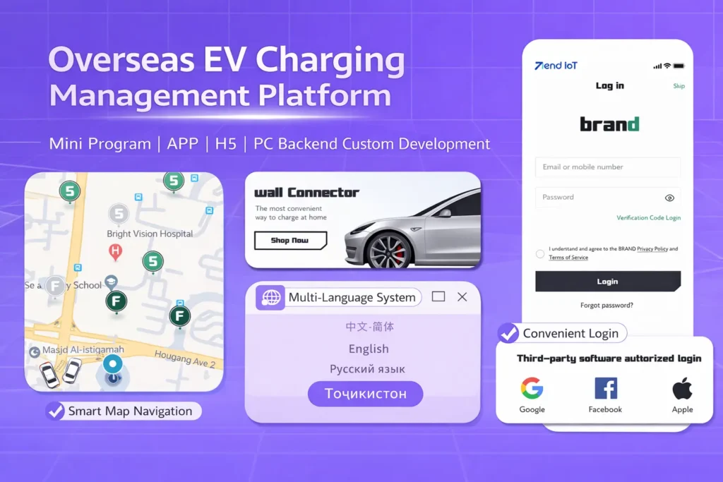 Overseas EV Charging Management Platform