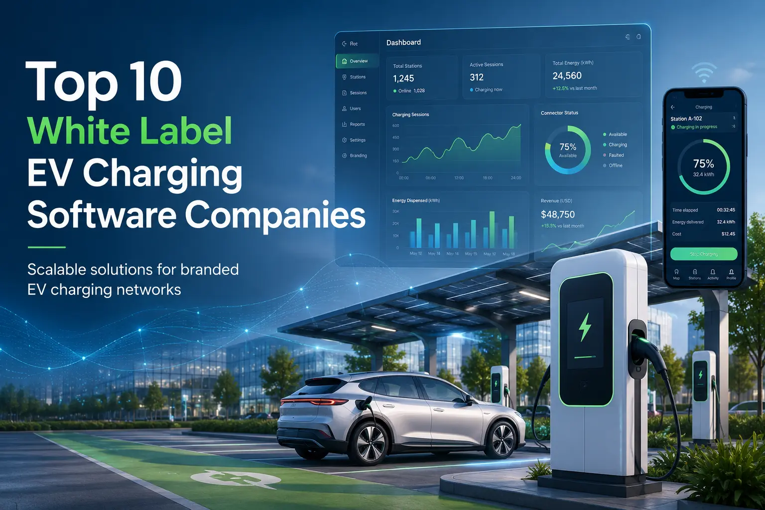 Top 10 White Label EV Charging Software Companies for Scalable Charging Networks in 2026