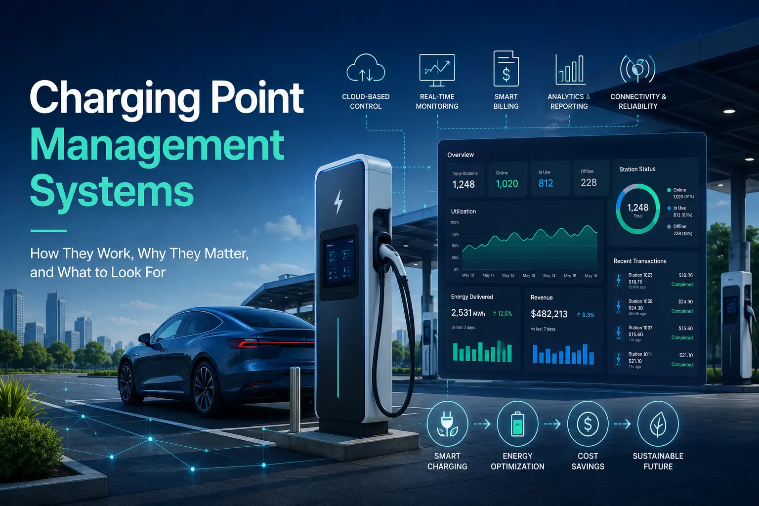 Charging point management systems