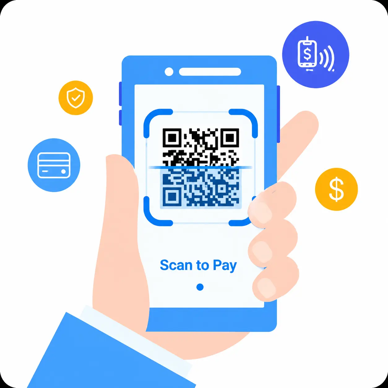 Scan QR code to start and pay for e-bike charging