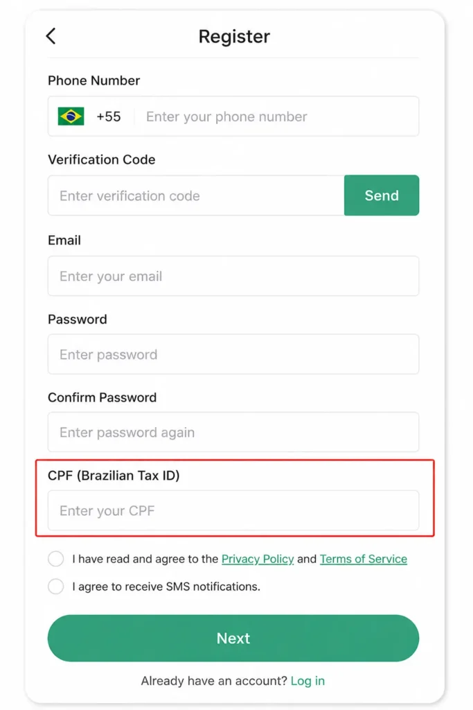 تُعد هوية المستخدم المستندة إلى رقم CPF أمرًا بالغ الأهمية لتطبيقات شحن السيارات الكهربائية في البرازيل