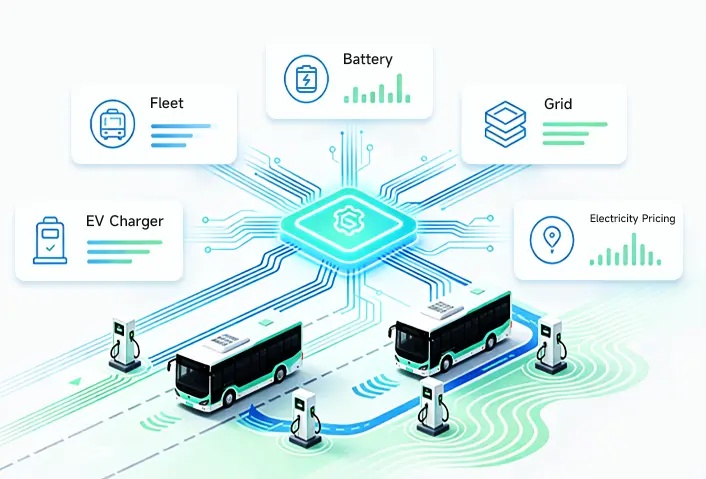 Intelligent electric bus charging scheduling and power allocation