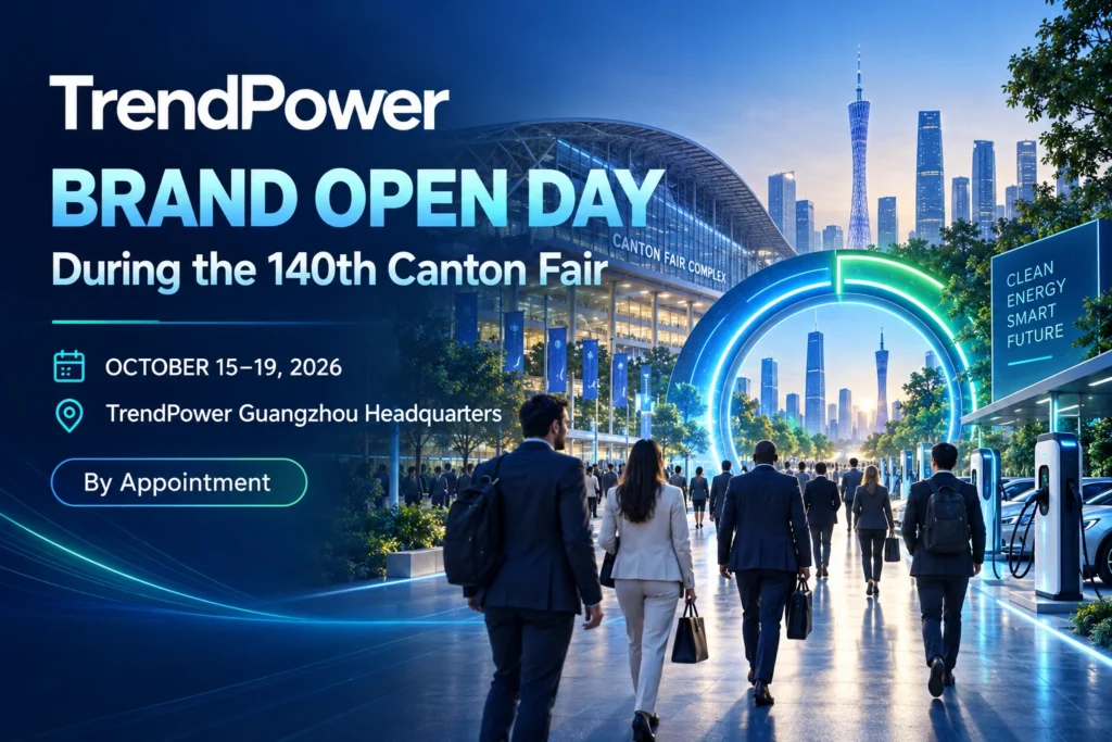 Coming to the 140th Canton Fair Visit TrendPower’s EV Charging Technology Open Day