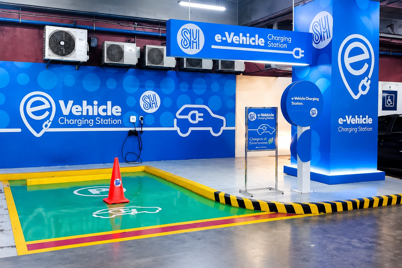 Commercial EV Charging Infrastructure for Smart Parking Facilities