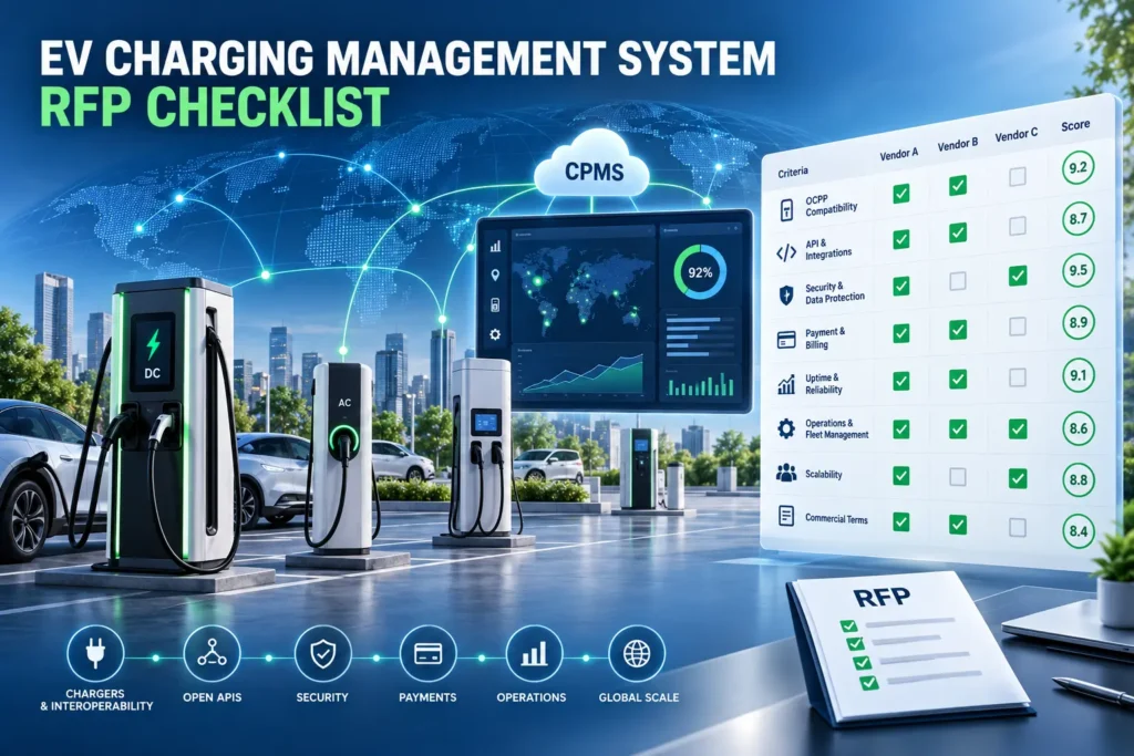EV Charging Management System RFP Checklist TrendPower