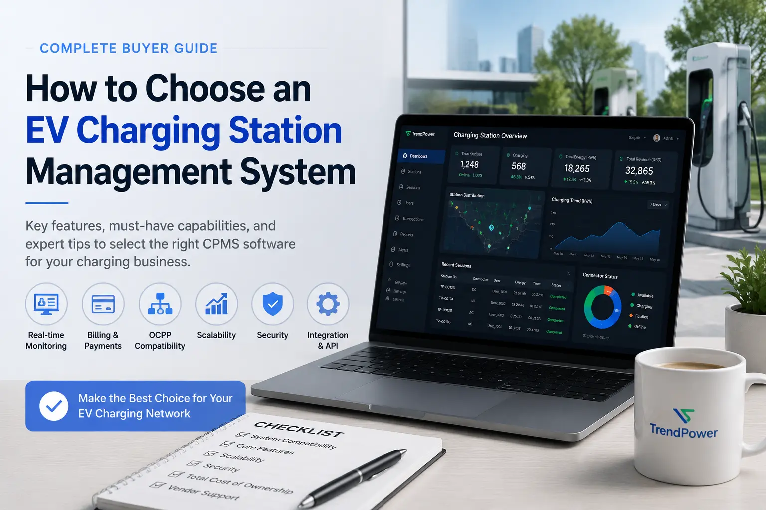 How to Choose an EV Charging Station Management System